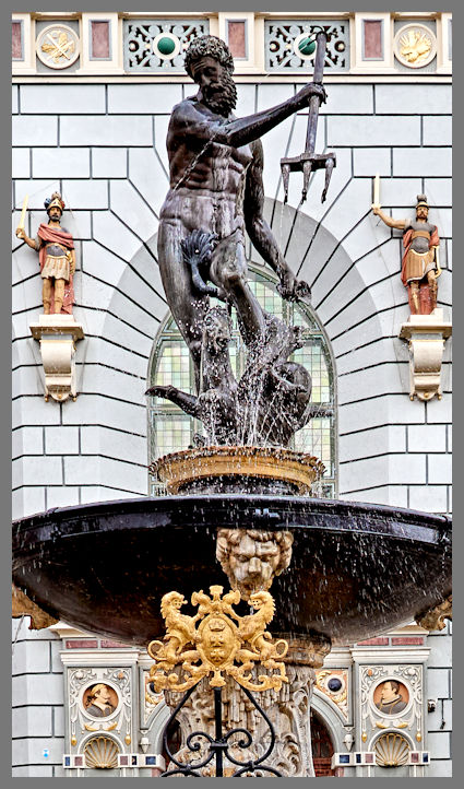 La fontana di Nettuno di Danzica