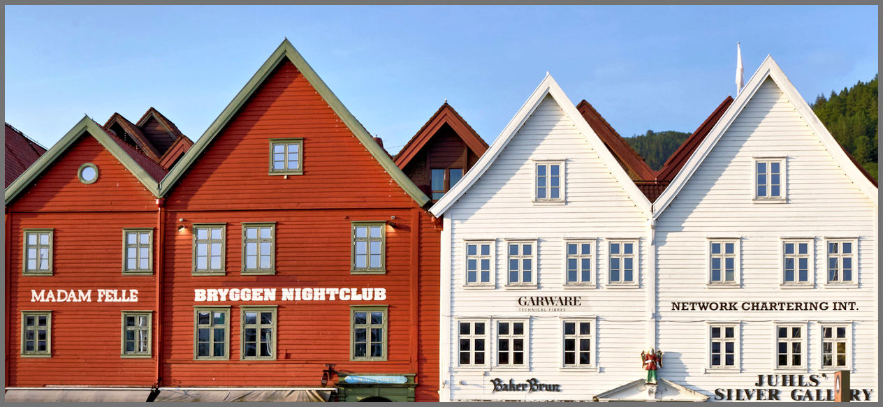 Bryggen - quartiere più antico di Bergen.