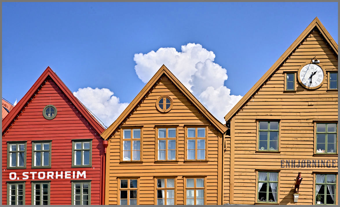 Bryggen - quartiere più antico di Bergen.